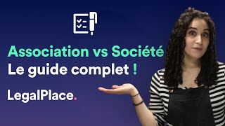 Association ou société  quel statut choisir [upl. by Odnumyar220]