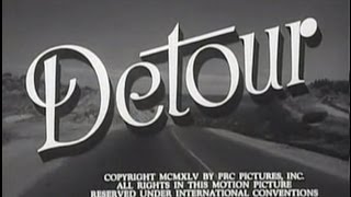 Detour 1945 Film Noir Drama [upl. by Eirolav]