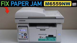 Pantum M6559NW Paper Jam [upl. by Mahau]