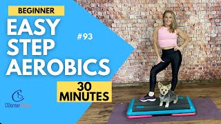 30 Minute Beginners Step Workout  Simple Instruction  128 bpm  93 [upl. by Catt]