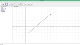 Distancia entre dos puntos con Geogebra [upl. by Yorgen]