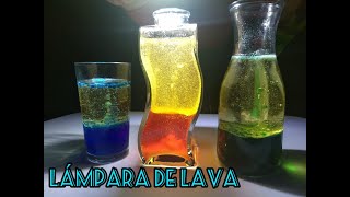 Experimento Lámpara de lava [upl. by Pepper]