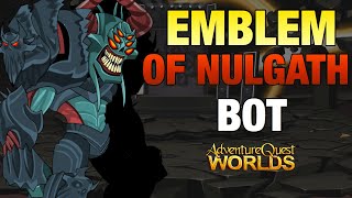 AQW EMBLEM OF NULGATH BOT  NATION RECRUITS SEAL YOUR FATE QUEST BOT [upl. by Ariamoy708]