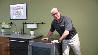 How to level an undercounter refrigerator [upl. by Lemmie690]