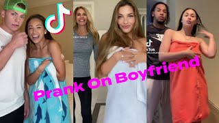 Towel Prank on Boyfriend Challenge Bad Michael Jackson Tiktok Compilation 2 [upl. by Liebermann]