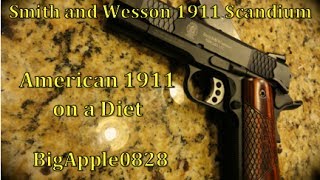 SampW 1911 Scandium  American 1911 on a Diet [upl. by Euqinor613]