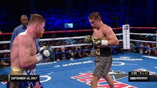 Classic Fight Canelo vs Golovkin 1 [upl. by Isidora338]