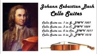 Johann Sebastian Bach  Cello suites in 432 Hz great for reading or studying [upl. by Nalym]