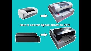 How to convert Epson printer to DTG [upl. by Mundt132]