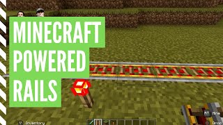 How To Make POWERED RAILS In Minecraft [upl. by Dnivra]