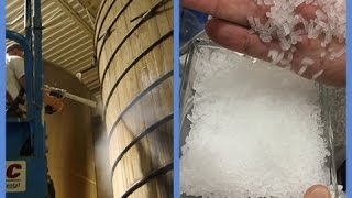 Dry Ice Blast Cleaning with Cold Jet [upl. by Ilajna]