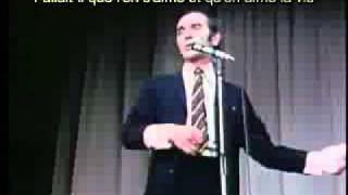 Charles Aznavour  La bohème Lyrics Karaoke [upl. by Asilaj]