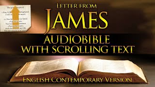 Holy Bible Audio JAMES Contemporary English With Text [upl. by Regen]