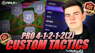 BEST PRO 41212 NARROW CUSTOM TACTICS STARTER TEAM  FIFA 21 ULTIMATE TEAM  OVERPOWERED META [upl. by Sukramed59]