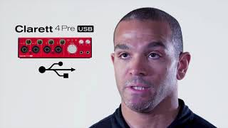 Focusrite Clarett 4Pre USB Overview  Full Compass [upl. by Mueller339]