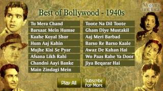 Best Of Bollywood  1940  Old Hindi Songs  Jukebox [upl. by Darrin]