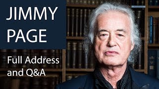 Jimmy Page  Full Address and QampA at The Oxford Union [upl. by Nnylharas444]