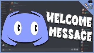 How to make a Welcome Message for your Discord Server MEE6 [upl. by Ondine]