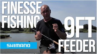 The lightest feeder rod your will ever find  Shimano AERO X7 9ft FINESSE FEEDER [upl. by Etterb]