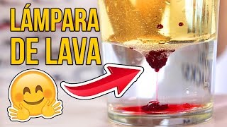 Cómo hacer una LÁMPARA DE LAVA Experimentos Caseros [upl. by Summons270]