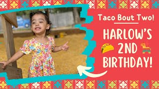 Harlow’s 2nd Birthday Fiesta 🪅 🌮 [upl. by Nedap]