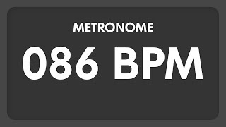 86 BPM  Metronome [upl. by Sophey]