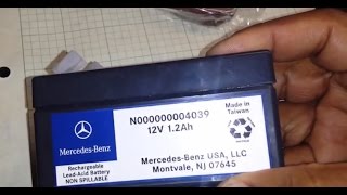 Mercedes Auxiliary Battery Change [upl. by Iaria492]