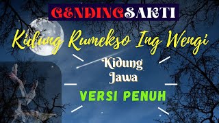 lagu lengser wengi paling serem sampe kuntil anak nangis [upl. by Dylana]