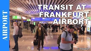 TRANSIT WALK AT FRANKFURT Airport FRA Terminal 1  Connection Flight Transfer Arriving amp Departing [upl. by Icat109]