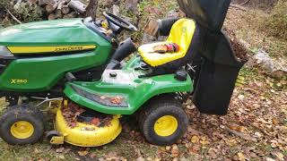 John Deere bagger demonstration [upl. by Aneerhs]