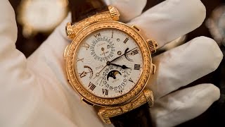 Up Close With The Patek Philippe Grandmaster Chime [upl. by Nylynnej]