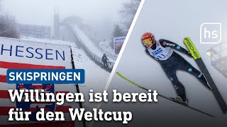 Willingen freut sich auf den Weltcup im Skispringen  hessenschau [upl. by Selokcin622]