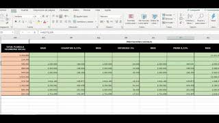 Como liquidar Nomina en Excel [upl. by Thackeray438]