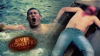 Horrrfic Face Ripping Piranha Attack  HORROR STORY  River Monsters [upl. by Sudnak]