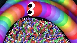 Slitherio AI 200000 Score Epic Slitherio Gameplay [upl. by Adiuqal]