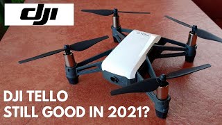 DJI Tello Drone in 2021  Unboxing and Review [upl. by Akfir]