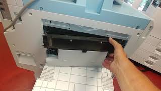 Empty Waste Toner in Ricoh MPC2050255020512551 [upl. by Ellevehc]