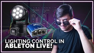 Controlling Lights With Ableton Live MIDI to DMX  Enttec DMXIS [upl. by Goodhen]