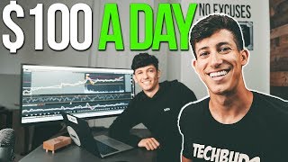 HOW TO MAKE 100 A DAY AS A BEGINNER INVESTOR [upl. by Rayna]