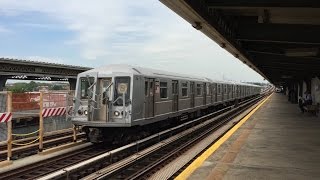 NYC Subway HD 60fps R160 amp R46 F Culver Express Trains amp Special Moves  Avenue N 62316 [upl. by Sophia170]