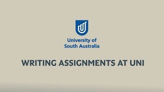 Study Help Writing Assignments at Uni [upl. by Jehiah]