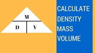 How to find density mass and volume [upl. by Arakaj]