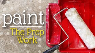 How To Paint  The Prep Work for drywall painting [upl. by Niarda162]