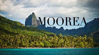 MOOREA ISLAND 4K  French Polynesia [upl. by Annahpos]