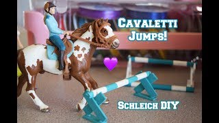 Schleich DIY  How to Make Cavaletti Jumps [upl. by Jacklyn22]