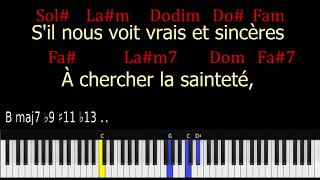 QUEL AMI FIDELE ET TENDRE PIANO  quotquel ami fidèle et tendrequot [upl. by Funk]