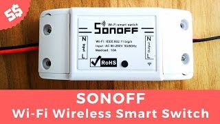 How to use SONOFF WiFi Wireless Smart Switch [upl. by Arised]