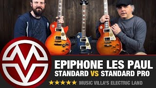 Epiphone Les Paul Standard vs Standard Pro  Whats the Difference [upl. by Meares]