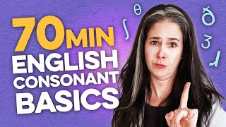 Learn 24 English Consonant Sounds in 70 Minutes  Pronunciation Compilation  Rachels English [upl. by Laurette]