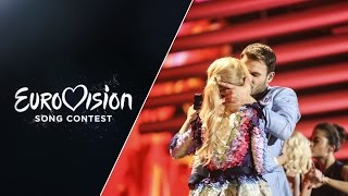 Monika Linkytė and Vaidas Baumila  This Time Lithuania  LIVE at Eurovision 2015 Grand Final [upl. by Eiznikcm]